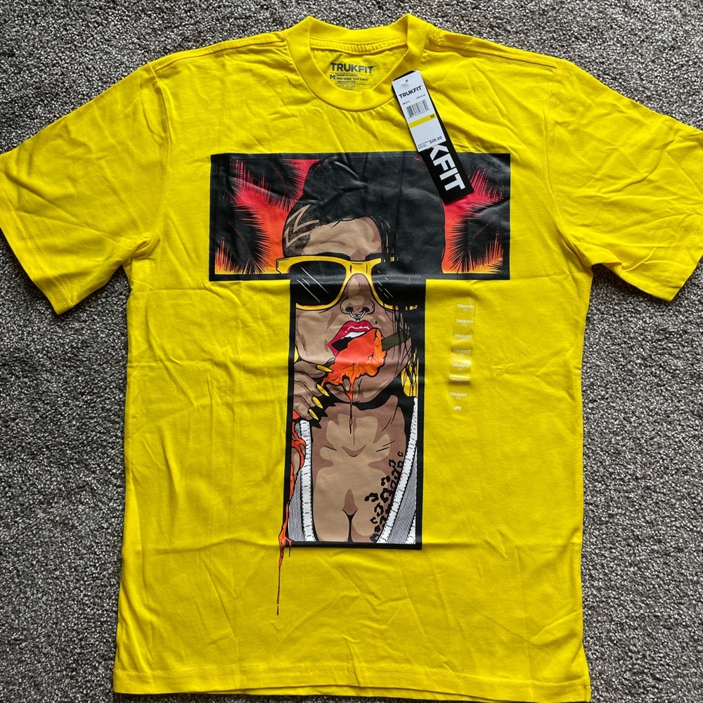 Yellow Trukfit shirt